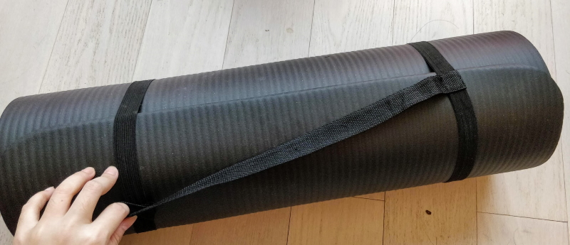 Sleeping on yoga mat can help with back pain, too.